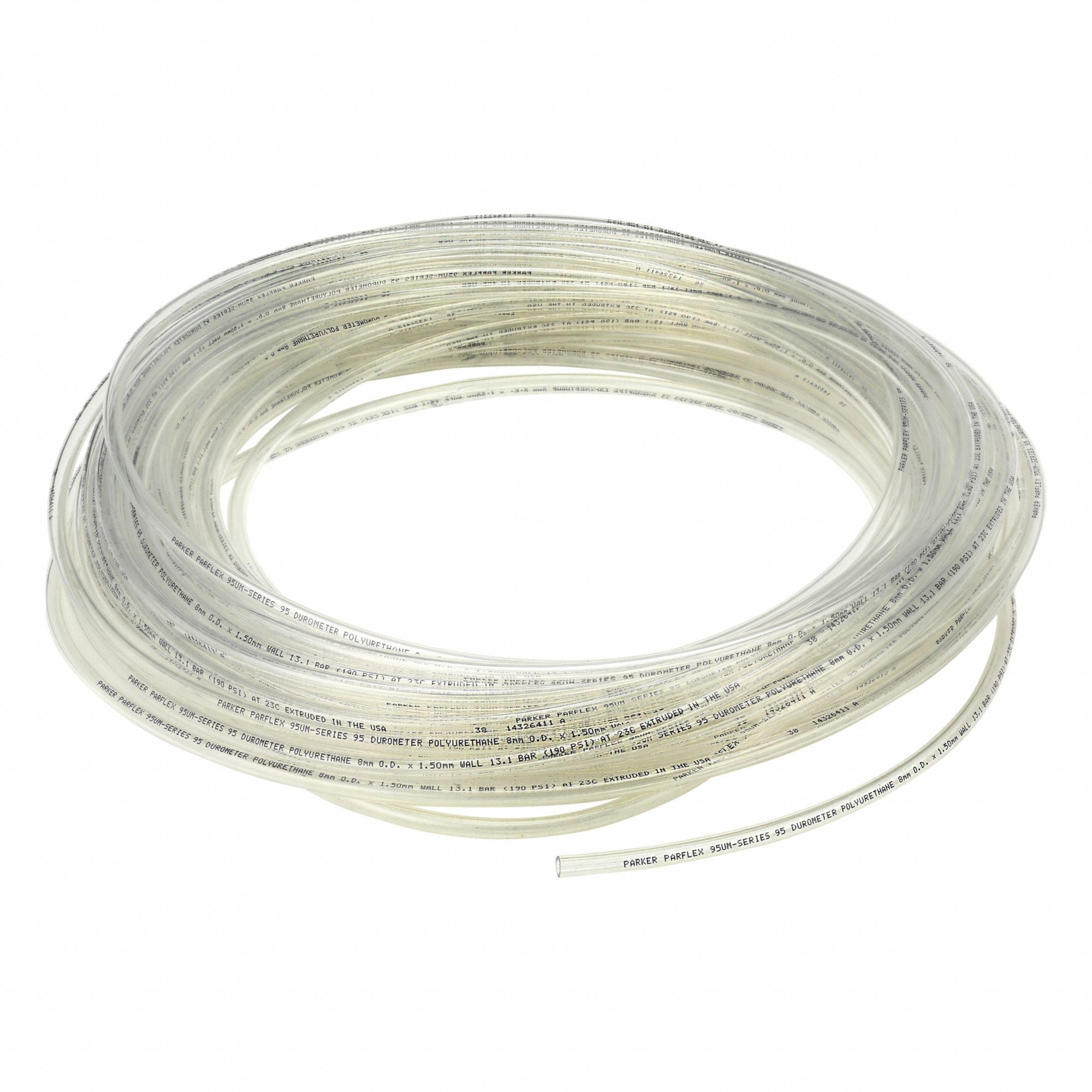 PARKER 95UM8X150100 Tubing Natural Overall 100 ft L