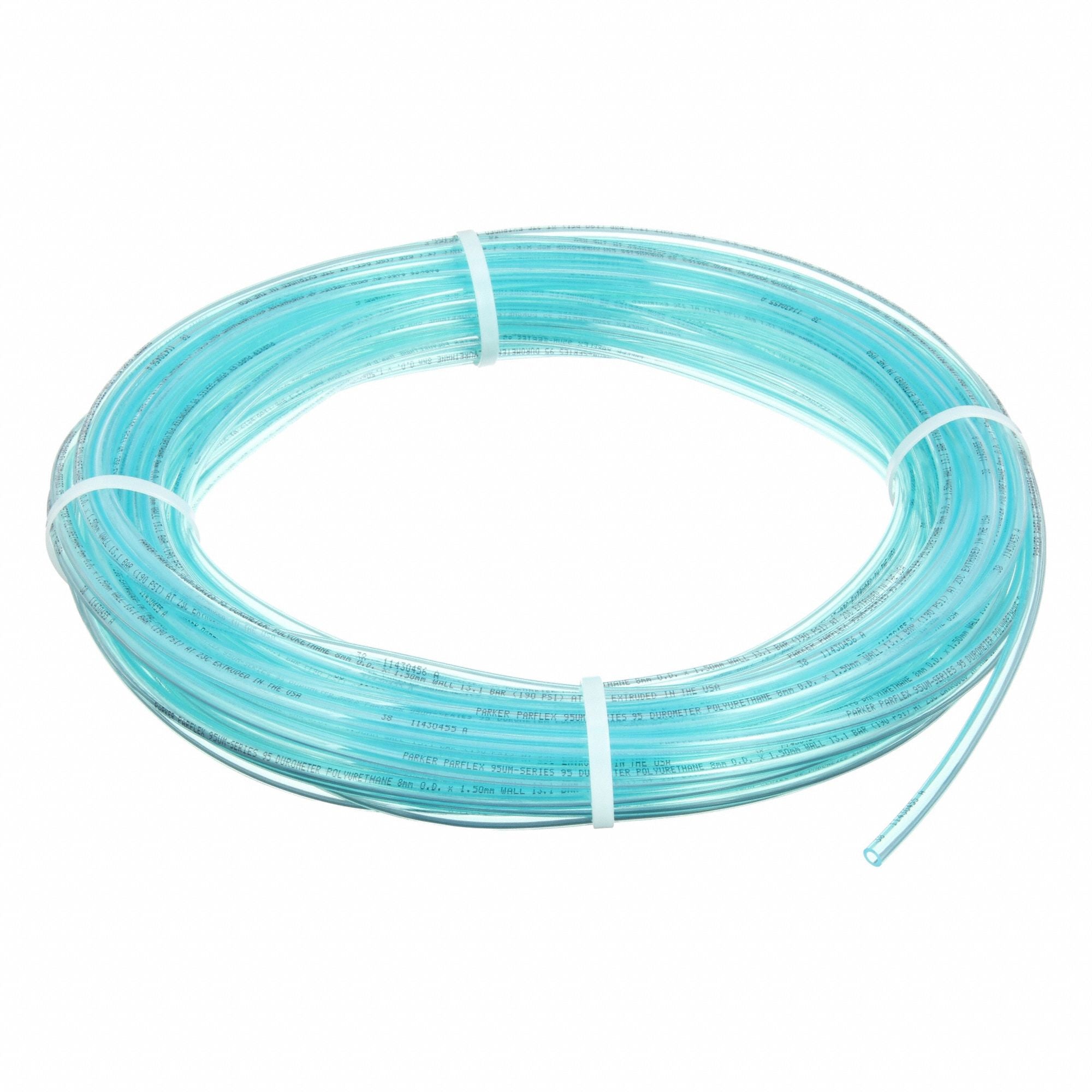 PARKER 95UM8X15TBL0100 Tubing Blue Overall 100 ft L