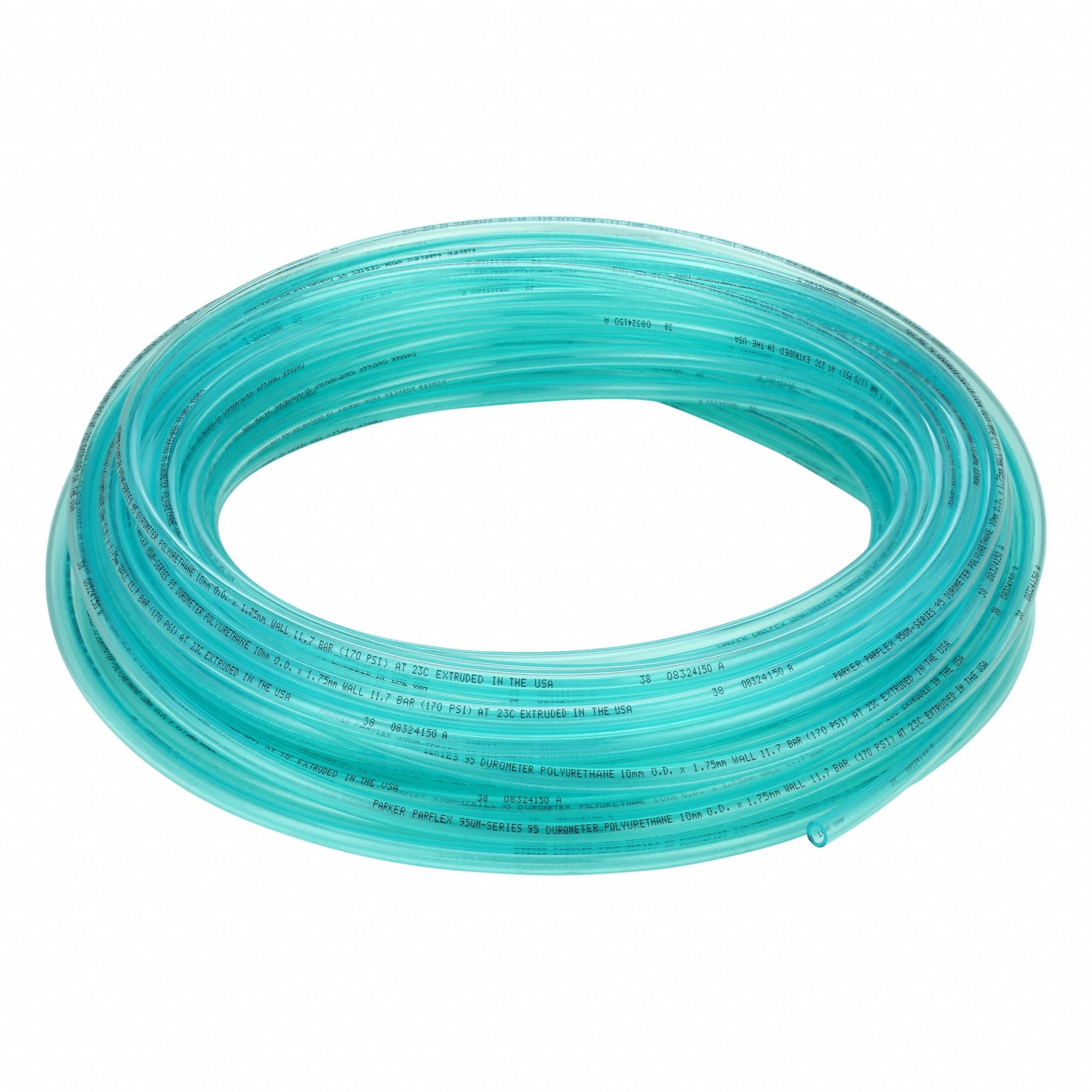 PARKER 95UM10X175TBL0100 Tubing Blue Overall 100 ft L