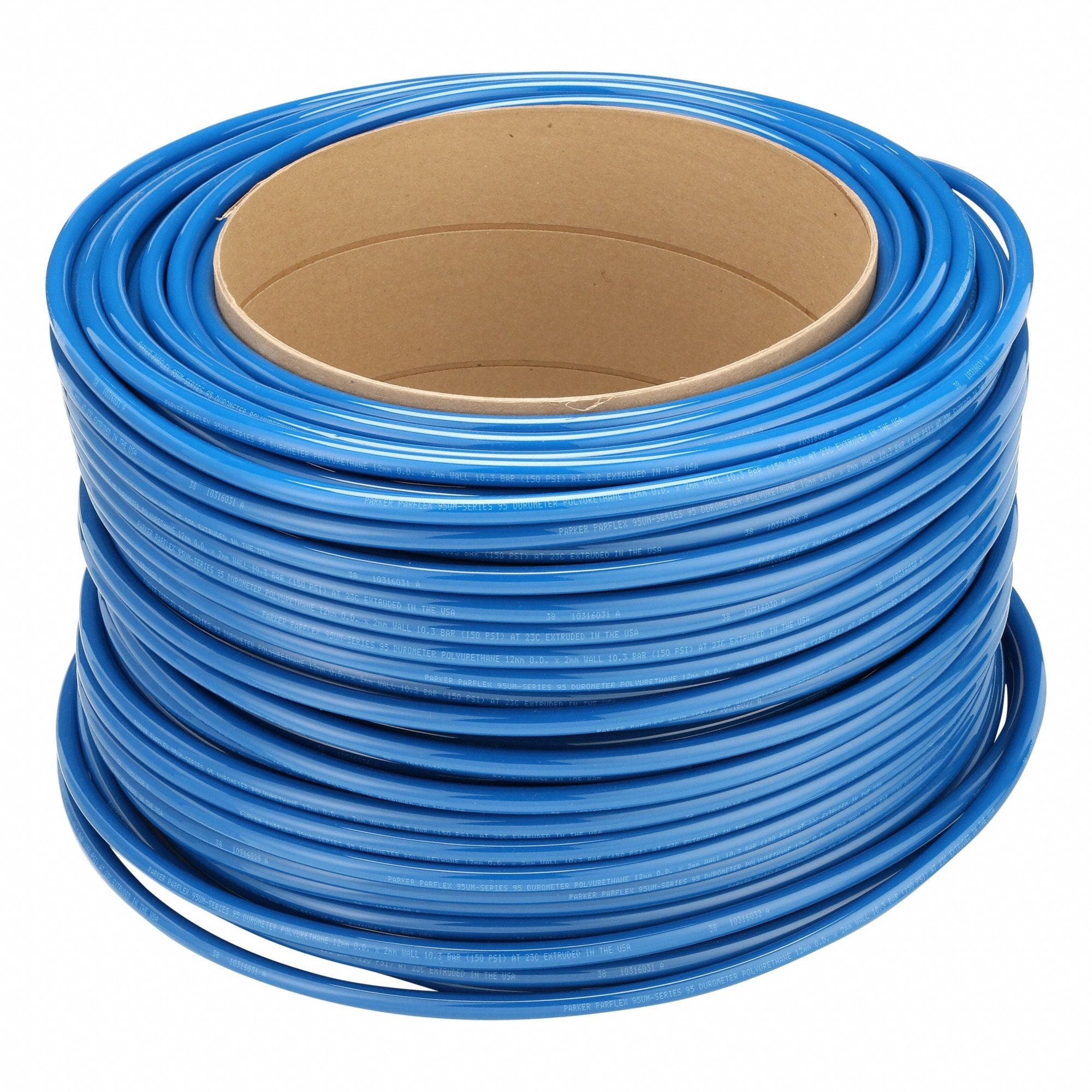 PARKER 95UM12X2BLU0500 Tubing Blue Overall 500 ft L