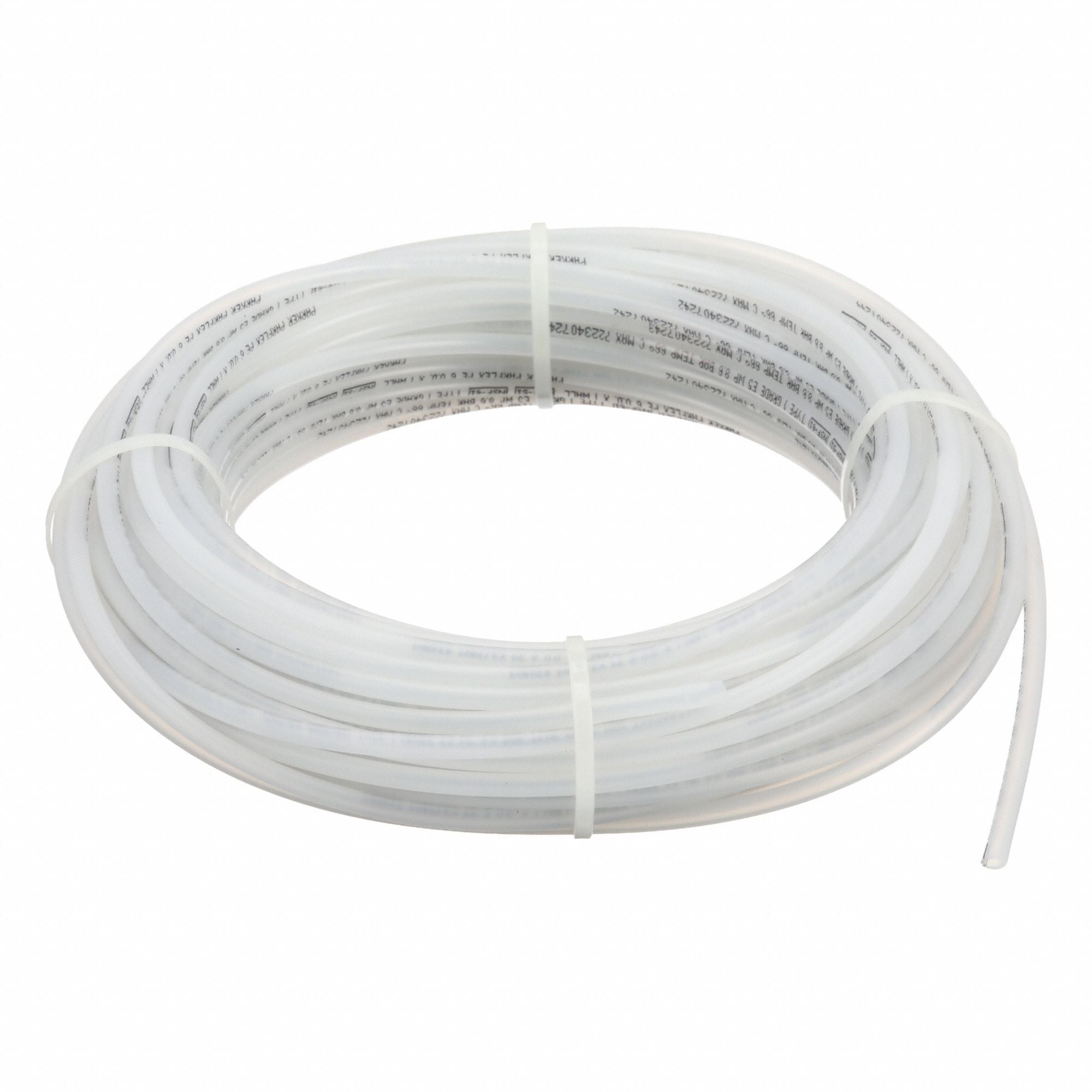 PARKER E6X10100 Tubing Natural Overall 100 ft L