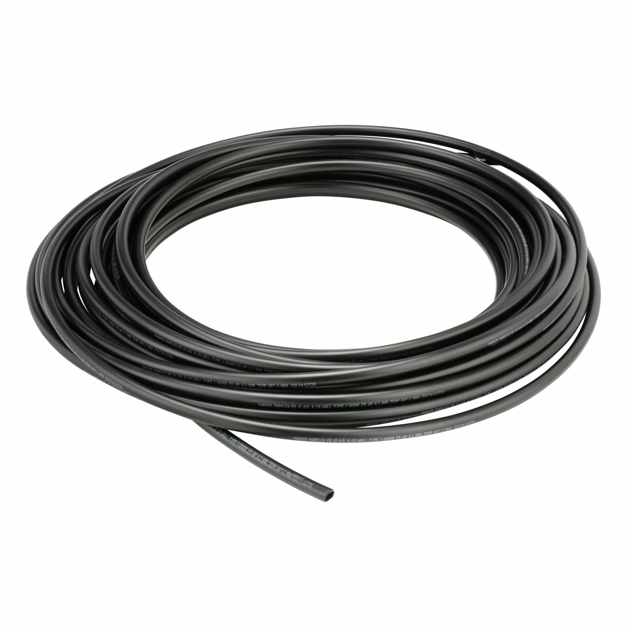 PARKER EB12X150100 Tubing Black Overall 100 ft L