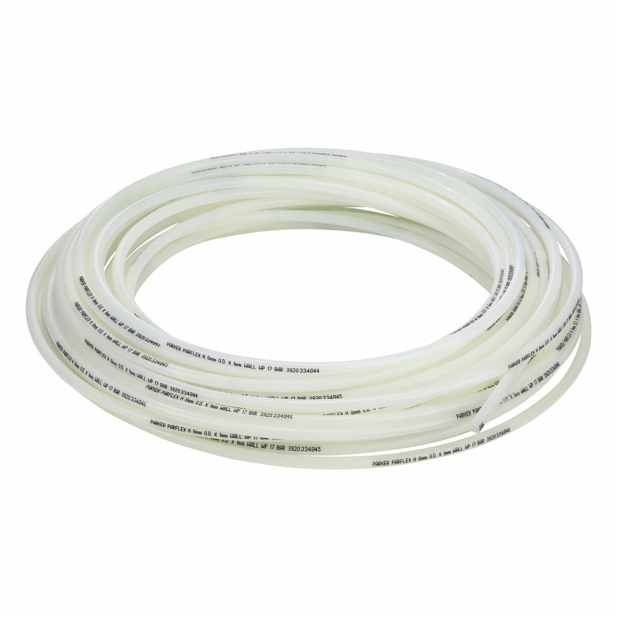 PARKER NN8X1 Tubing Natural Overall 100 ft L