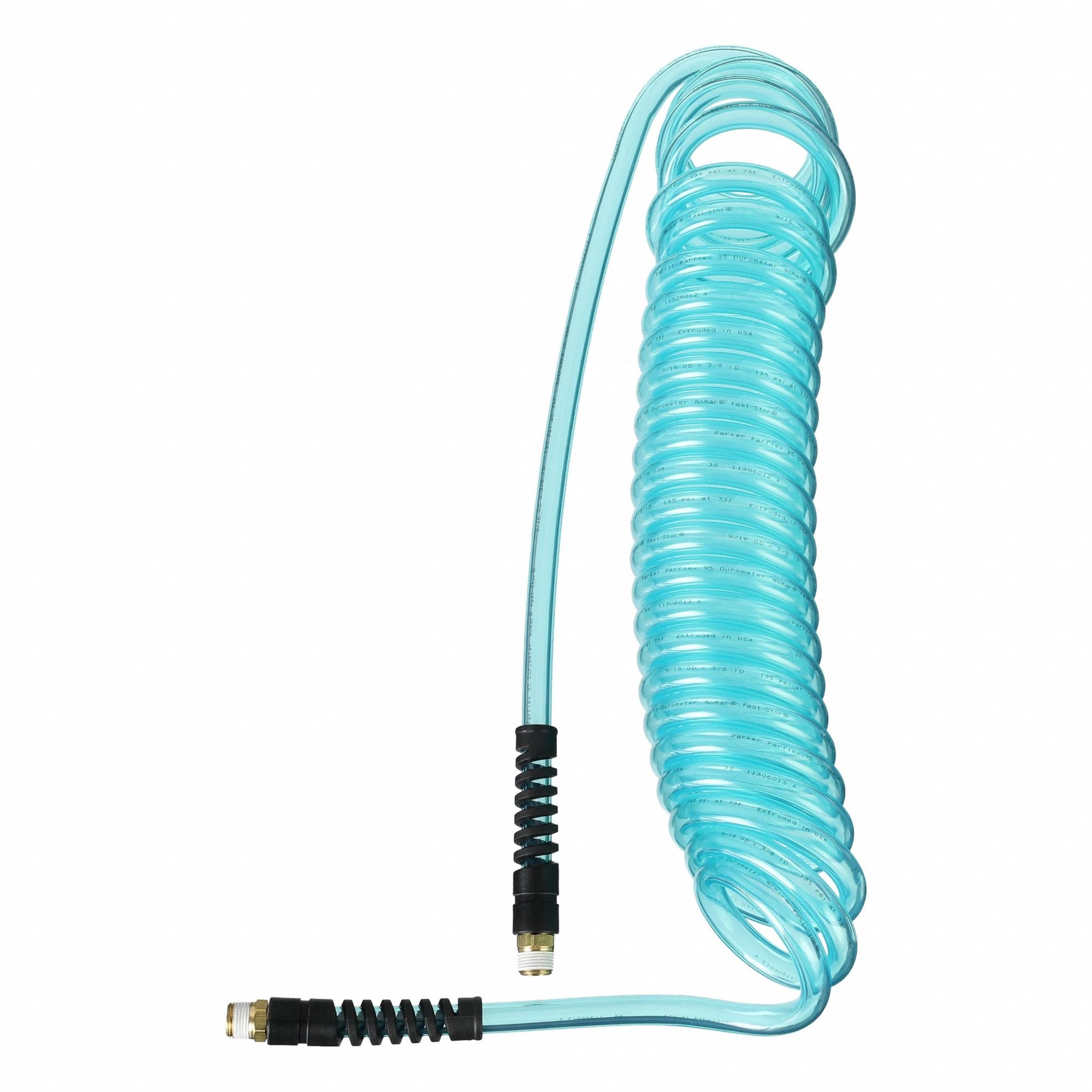 PARKER 95UFS96TBL020 Tubing Blue Shore A 95 3/8 I.D.