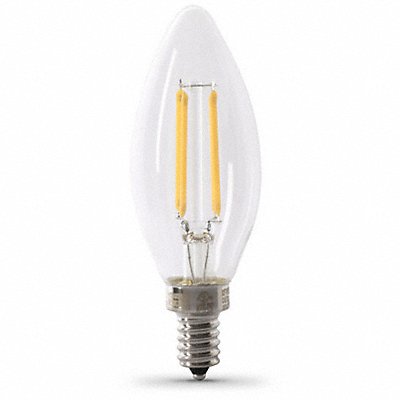 FEIT ELECTRIC CTC40950CAFIL6 LED 3.3 W B10 Candelabra Screw (E12) PK6