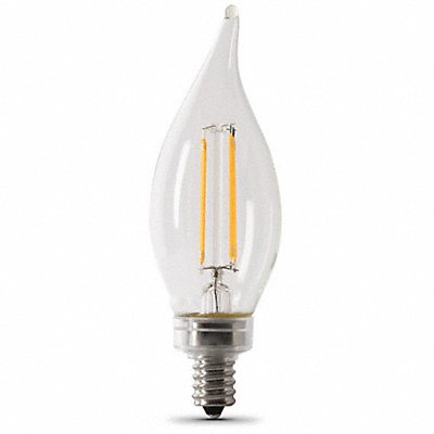 FEIT ELECTRIC BPCFC60927CAFIL4 5.5 W BA10 Candelabra Screw (E12) PK4