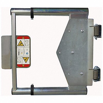 PS INDUSTRIES ASG1836ZINC Pedestrian Safety Gate Yellow 24-1/4 H