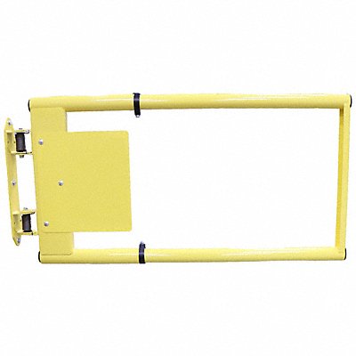 PS INDUSTRIES EPAG2148PCY Pedestrian Safety Gate Yellow Steel 24 H