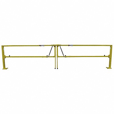 EDGESAFE SMART GATE ESGDBL240PCY Dock Gate Manual 276 W Concrete Yellow