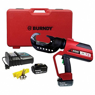 BURNDY PAT46T3SU03A2 T3 Tech 15-Ton C-Head w/(2) Batteries