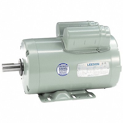LEESON 12037600 Motor 3 hp Single Phase Frame Steel