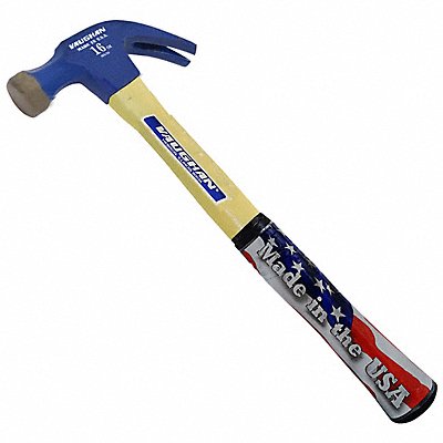 VAUGHAN FS16 Nail Hammer 16 oz Steel Non-Slip