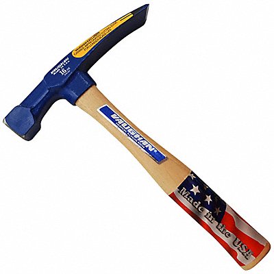 VAUGHAN BL16TC Bricklayers Hammer 16 oz Wood Handle