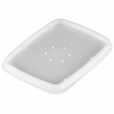 CARLISLE DINEX DXTT30 Disp Container Lid White Plastic PK1000