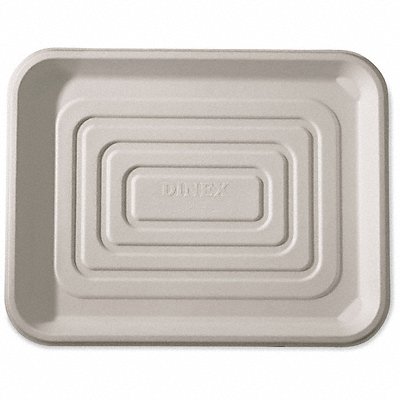 CARLISLE DINEX DXTR1418D Disposable Food Tray White 18 in W PK100