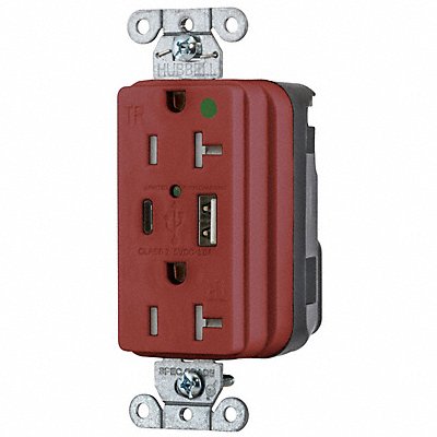 HUBBELL SNAP8300UACR Snapconnect receptacle