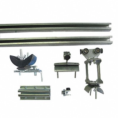 DAYTON 7CZ31 Festoon System Kit C-Track 40 Ft Flat