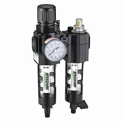 SPEEDAIRE 7D689 FRL 2 pcs 3/8 NPT 5 micron 51 cfm