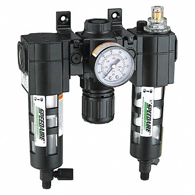 SPEEDAIRE 7D691 FRL 3 pcs 1/4 NPT 5 micron 51 cfm