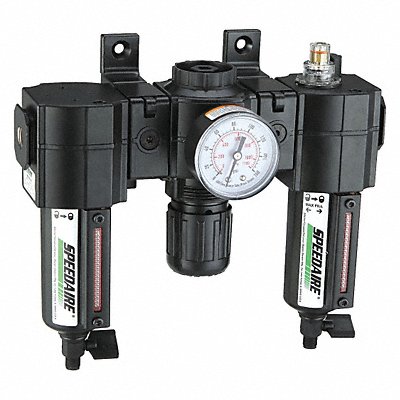 SPEEDAIRE 7D712 FRL 3 pcs 1/4 NPT 5 micron 56 cfm
