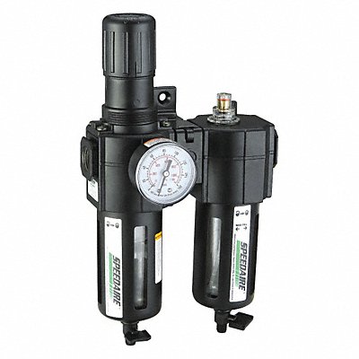 SPEEDAIRE 7D723 FRL 2 pcs 3/8 NPT 5 micron 114 cfm