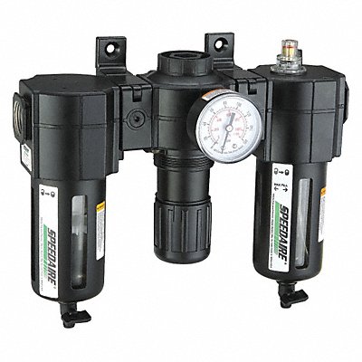 SPEEDAIRE 7D739 FRL 3 pcs 3/4 NPT 5 micron 142 cfm