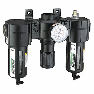 SPEEDAIRE 7D745 FRL 3 pcs 3/4 NPT 5 micron 186 cfm