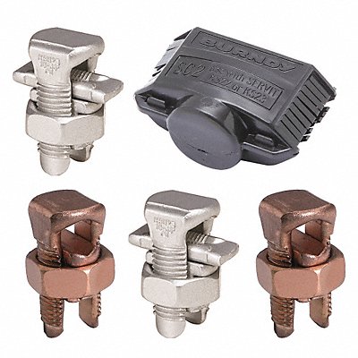 BURNDY NATHAN4 Split Bolt Connector Kit Cu