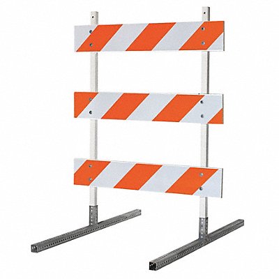GRAINGER 7Y500 Barricade Type III Sngl Side Left Slant