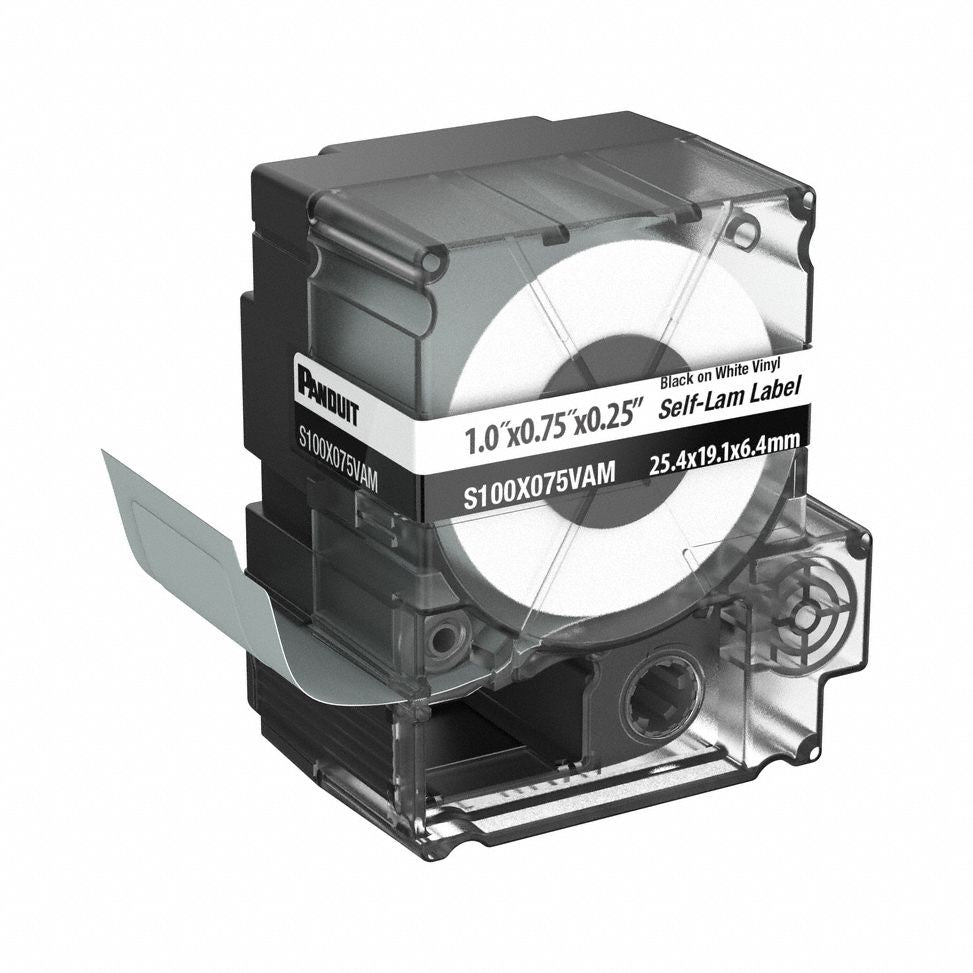 PANDUIT S100X075VAM The S100X075VAM Die-Cut Self-Laminating
