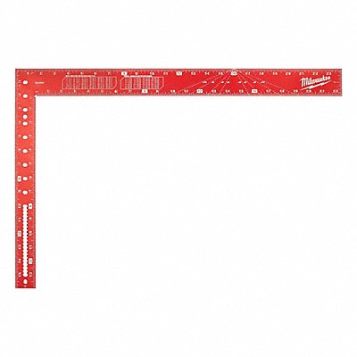 MILWAUKEE TOOL EQUIPMENT MLSQ124 Framing Square Aluminum Metric