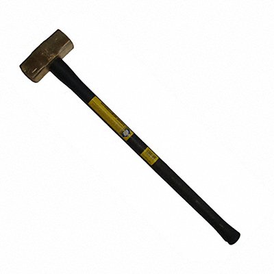 KLEIN TOOLS 7HBRFRH14 Brass Sledge Hammer Rubber Handle 14lb