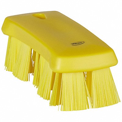 VIKAN 38916 K8360 Cleaning Brush 6 7/8 in L Yellow Bristle