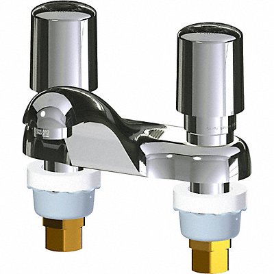 CHICAGO FAUCETS 802V765ABCP Lavatory Faucet 125 psi Metal Handle