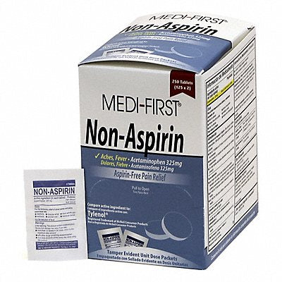MEDI-FIRST 80348 Acetaminophen Pain/Fever 325mg PK250