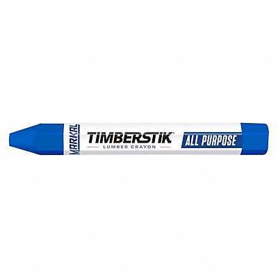 MARKAL 80355 Lumber Crayon Blue 1/2 Size PK12
