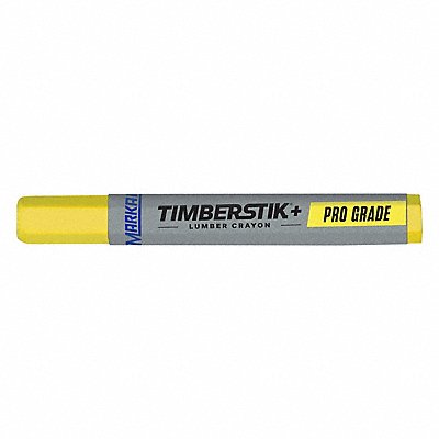 MARKAL 80381 Lumber Crayon Yellow 1/2 Size PK12