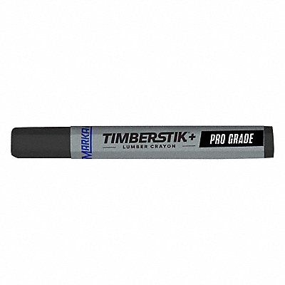MARKAL 80383 Lumber Crayon Black 1/2 Size PK12