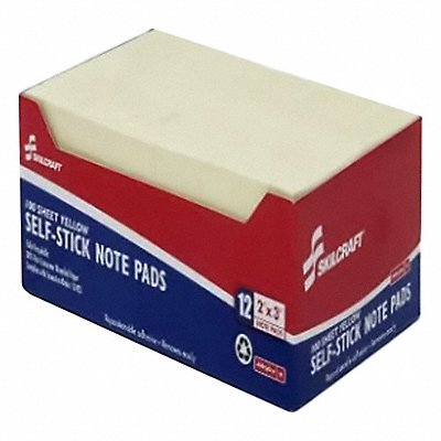 803T90 SKILCRAFT 7530010000000 Self-Stick Note Pads PK 12