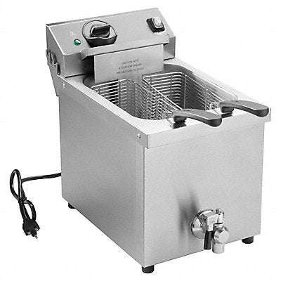 VOLLRATH CF43600 Fryer 15lb 16 Hx23-1/4 W SS Electric