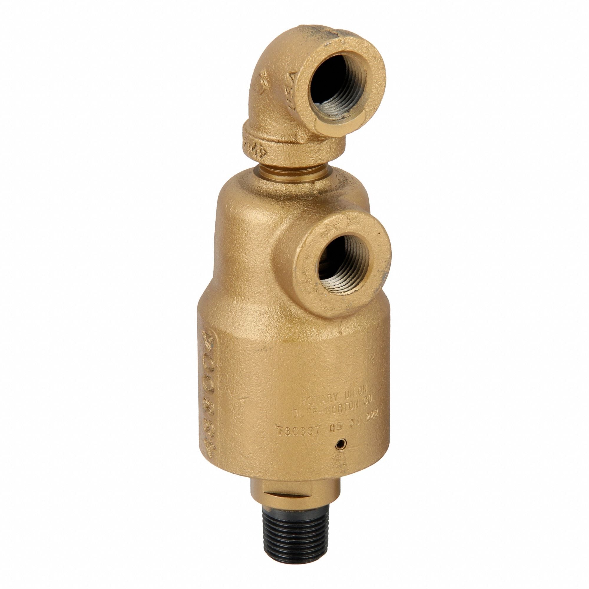 DUFF-NORTON 730397C Rotary Union 2.38 Dia NPT Cast Iron