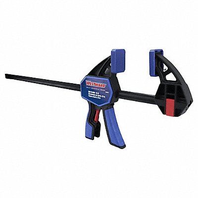 WESTWARD 806EN6 Bar Clamp Steel Standard Rail 300lb 80mm