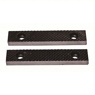 WESTWARD 806EP4 Replacement Jaws Steel 5 in Vise Jaw W