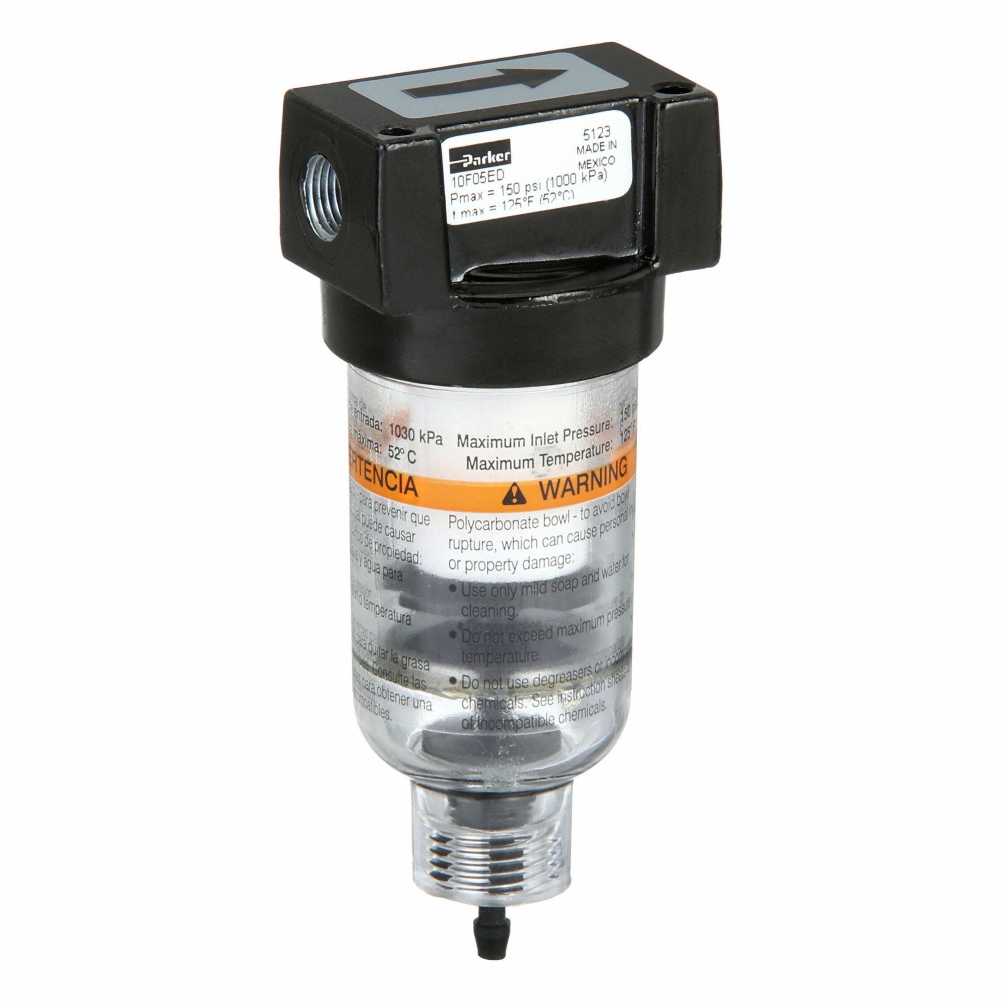 PARKER 10F05ED Filter Coalescing 1/8 NPT 17 scfm