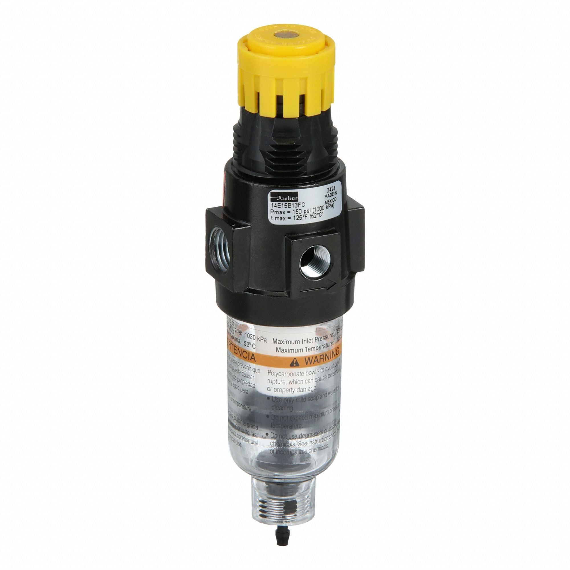 PARKER 14E15B13FC Filter Regulator Air Inlet 1/4 18 scfm