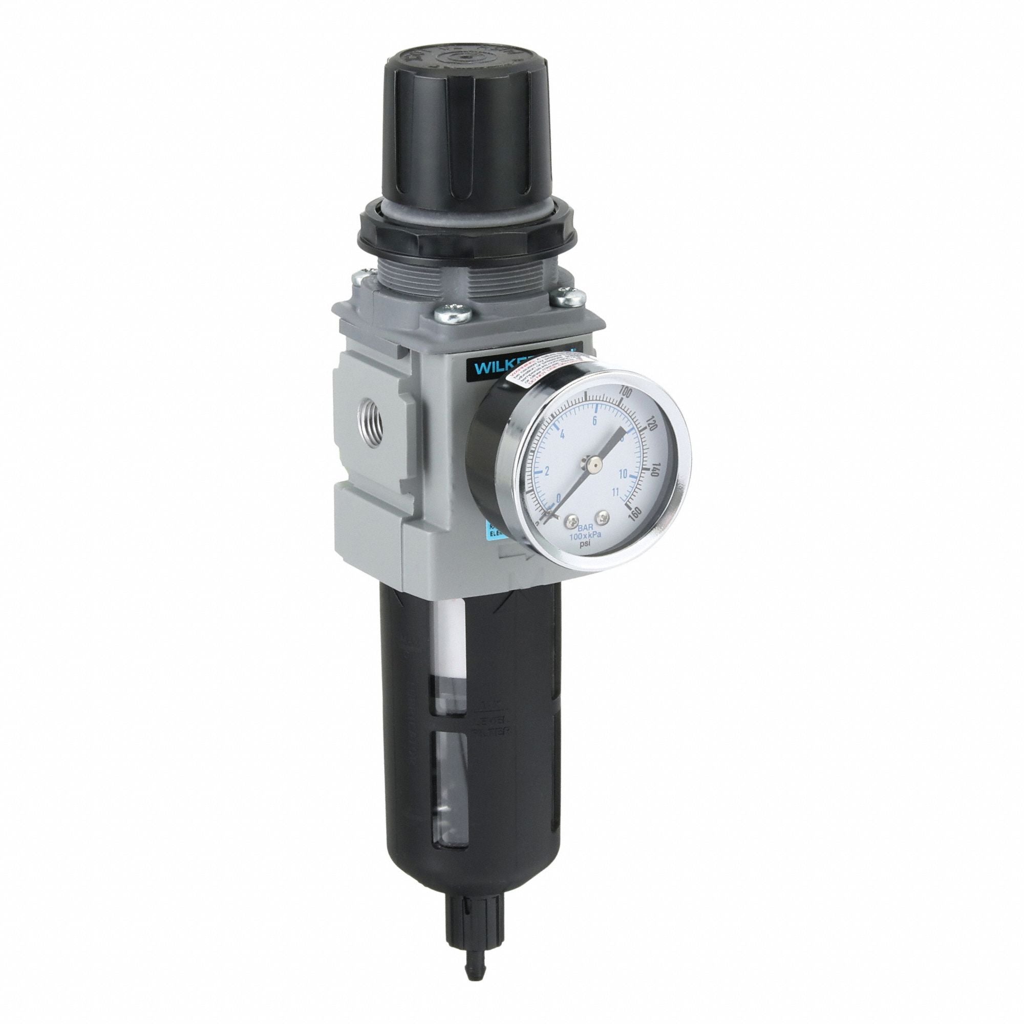 WILKERSON B1802FKG0B Filter/Regulator Aluminum Manual Drain