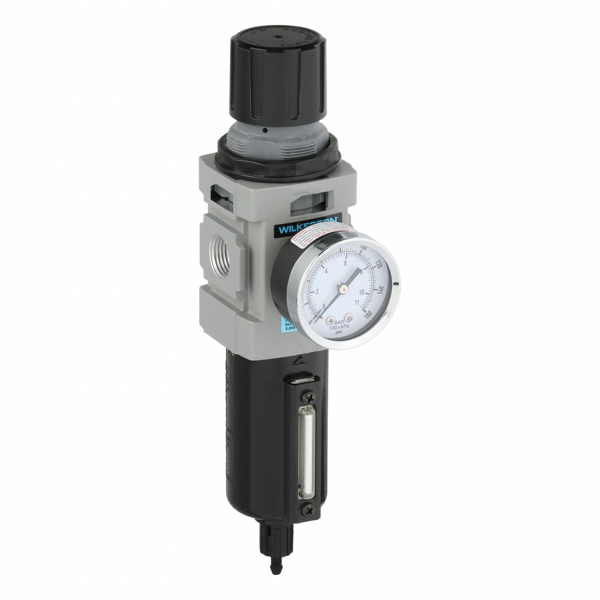 WILKERSON B1804FLG0B Filter/Regulator Aluminum Manual Drain