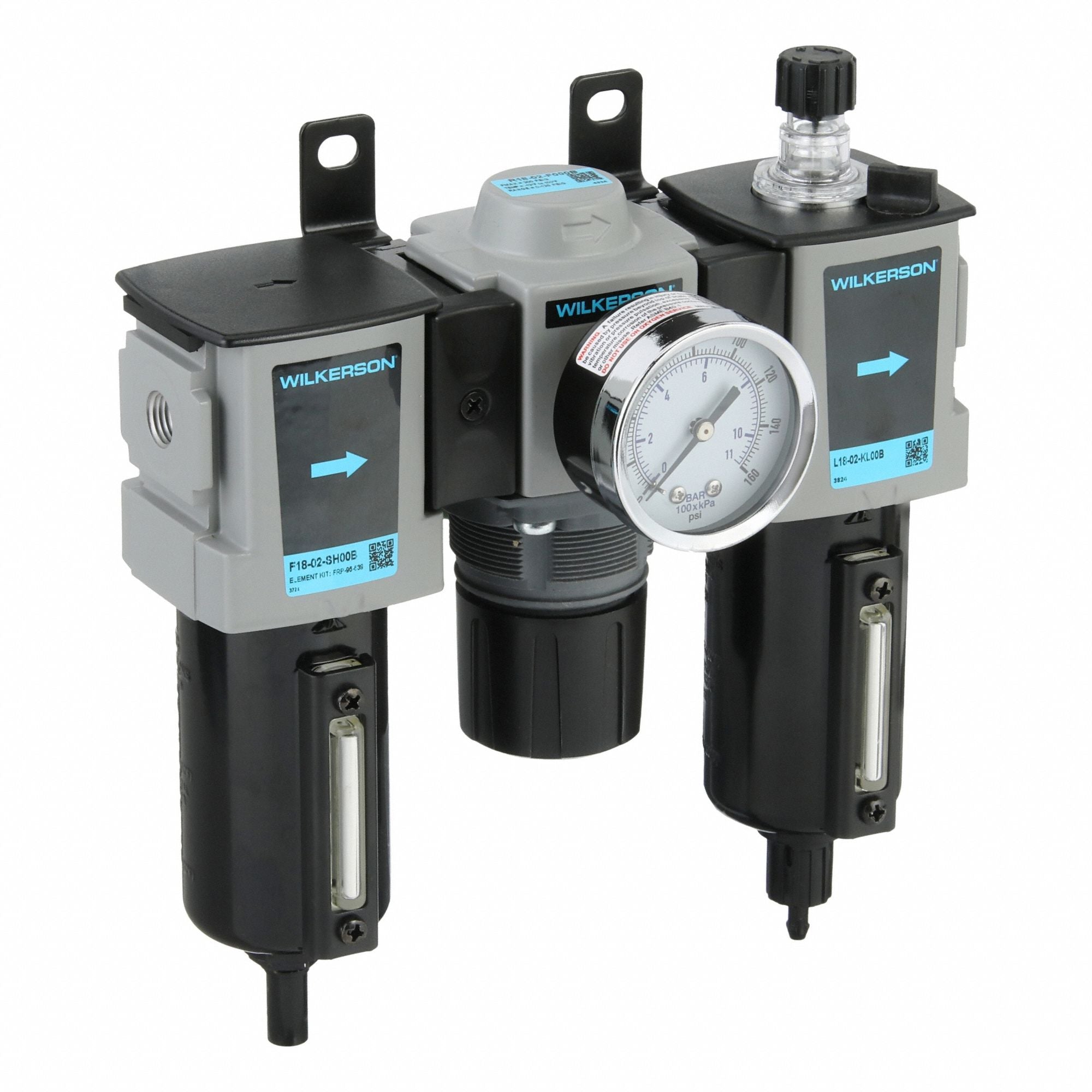 WILKERSON C1802FHG0B Filter/Regulator/Lubricator Auto Drain