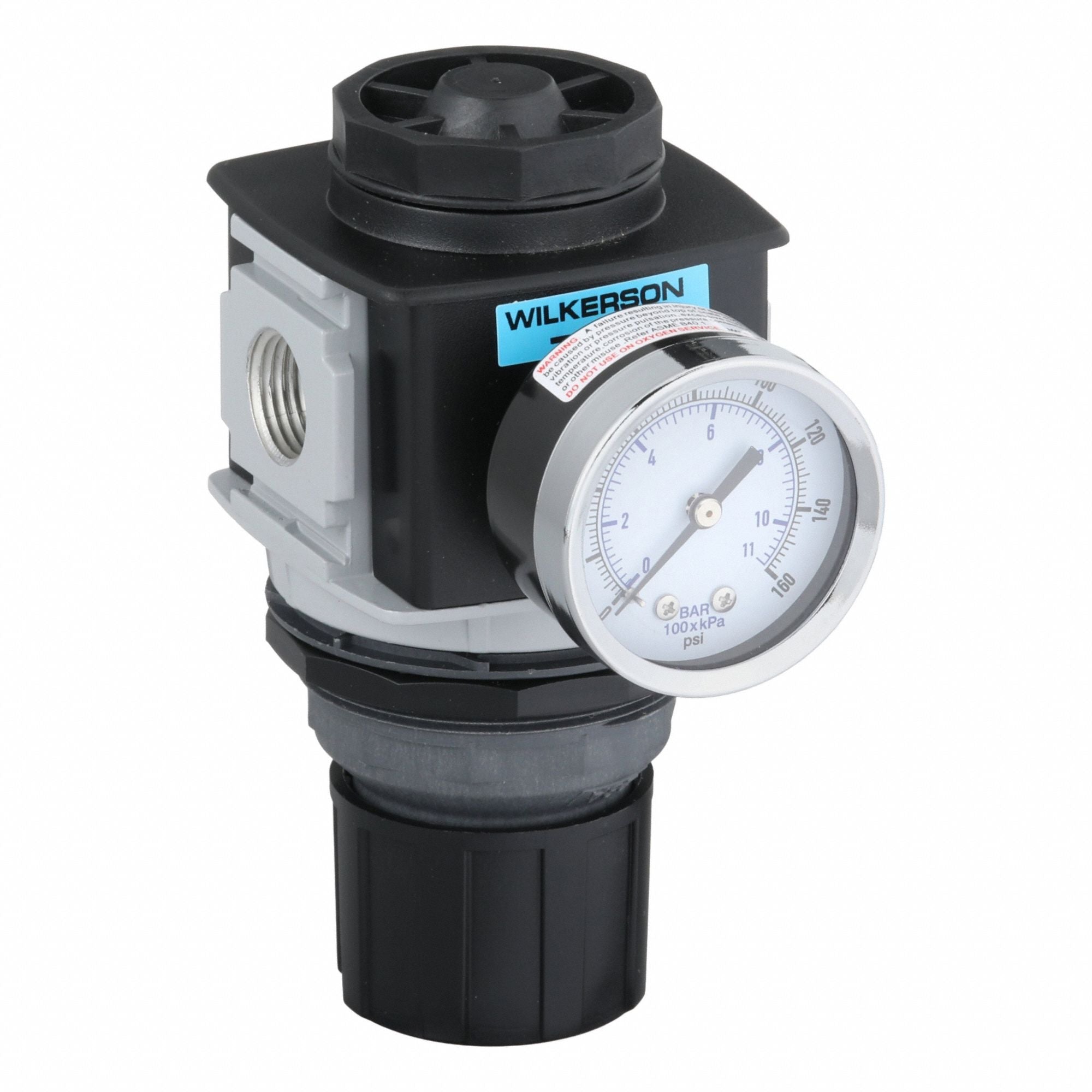 WILKERSON R2804F0G0B Regulator Aluminum 5 7/8 H 2 7/8 W