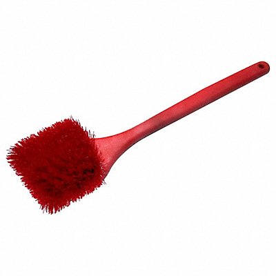 TOUGH GUY 807N42 Scrub Brush Straight Poly 20 Red